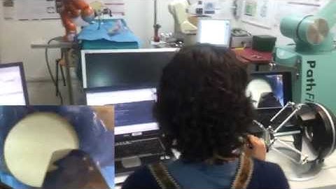 Haptic loop with real-time force feedback for neurosurgery, with LWR4+ under impedance control