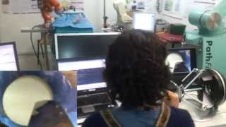 Haptic loop with real-time force feedback for neurosurgery, with LWR4+ under impedance control
