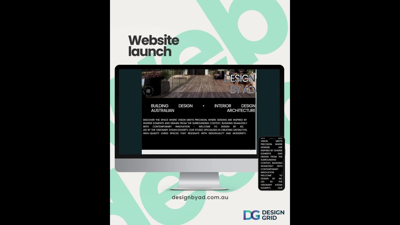 Design by Ad - Website Launch | Design Grid