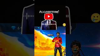 YT Algorithm vs Small Creators 🥲 | Free Fire Funny Meme #shorts