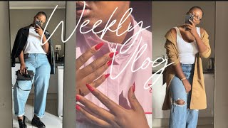 Weekly Vlog:Work inspection|Nails done| South African YouTuber |Dineo Manga