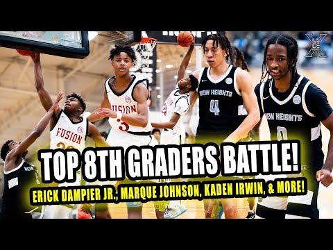 Top 8th Grade Hooper BATTLE! 🍿 Erick Dampier Jr. vs. Marque Johnson & more