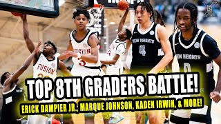Top 8th Grade Hooper BATTLE! 🍿 Erick Dampier Jr. vs. Marque Johnson & more