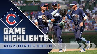 Game Highlights: Cubs Come Out on Top After Slugfest vs. Brewers | 8/19/22
