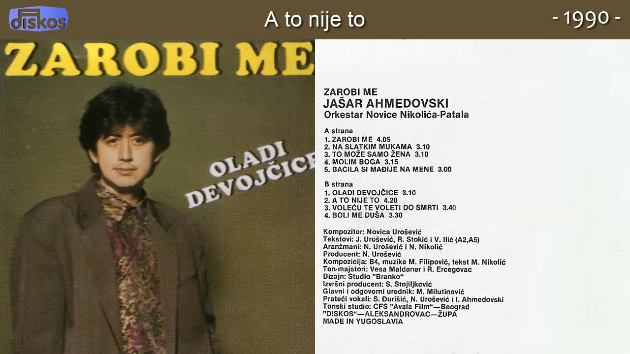 Ver Jasar Ahmedovski - A to nije to - (Audio 1990) no YouTube Ver Jasar Ahmedovski - A to nije to - (Audio 1990) no YouTube