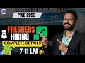PwC Hiring Freshers⚡️🔥| Big 4 | Eligibility | Full Guidance | Must Watch