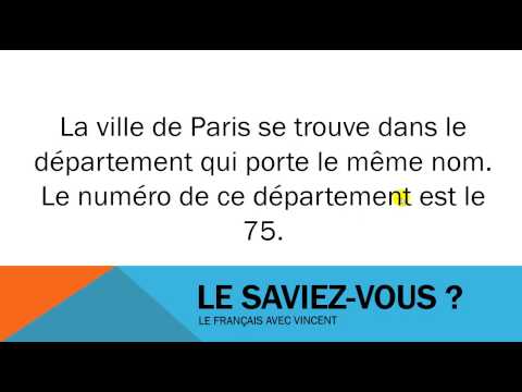 ვისწავლოთ ფრანგული # Civilisation # Le département de Paris