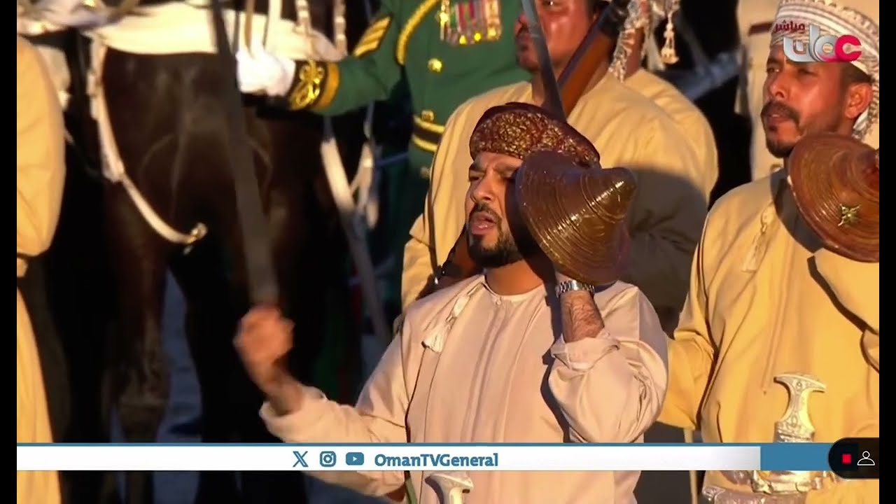 فن العازي / محمد بن سعيد البادي ..  أمام حضرة صاحب الجلالة  السلطان / هيثم بن طارق حفظه الله ورعاه