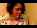 Crying flute girl. WVU