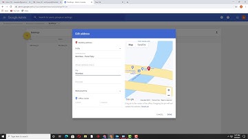 Google Buildings and resources overview