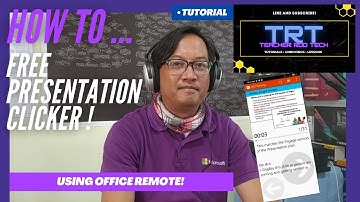 How to use Office Remote for Windows and Android as a Presentation Clicker (Tagalog)