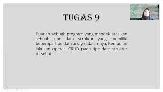 Tugas Pertemuan 9 Array&Struct