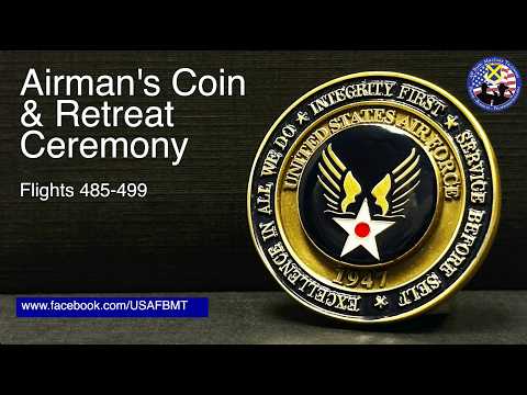 Department of the Air Force BMT Airman’s Coin Ceremony: Flights 485-499 — July 1, 2026