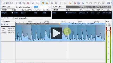 MixMeister Pro: How to Make a Turntable Brake Effect
