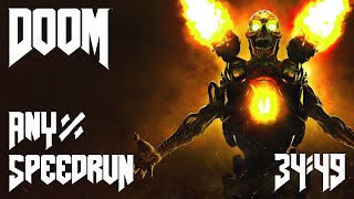 DOOM (2016) Any% Speedrun in 34:49