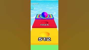 Ball Run 2048 (IOS, Android) New update Gameplay All Levels (Level 11) #Shorts