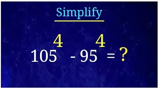 Nice Exponential Olympiad Question | France |  Can You Simplify This ? | Simplification
