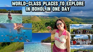 World-class places to explore in Bohol in just one day (Philippines' best tourist destination).