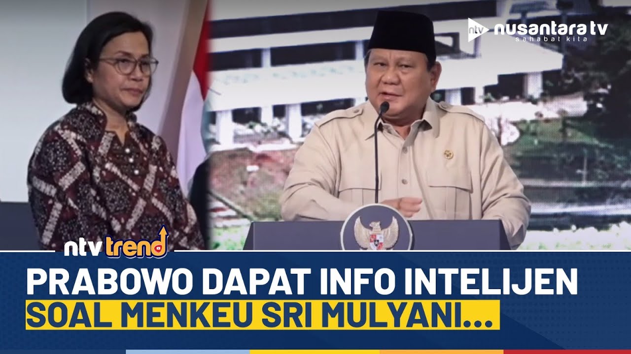 Presiden Prabowo Dapat Info Intelijen Soal Menkeu Sri Mulyani, Singgung Umur dan Belum Profesor