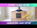 Sony A90J OLED TV Unboxing, Setup and First Impressions