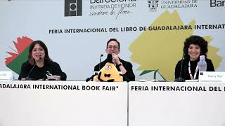 Presentation of the book Legal Anarchism by Carla Escoffie at FIL Guadalajara 2025.