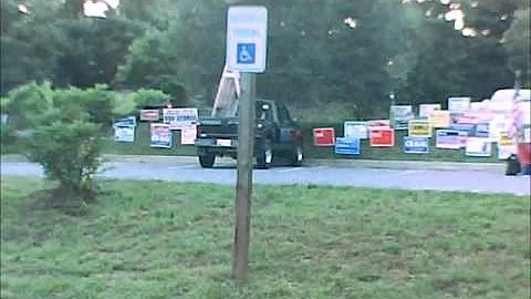 Too many Road Signs during Election Day