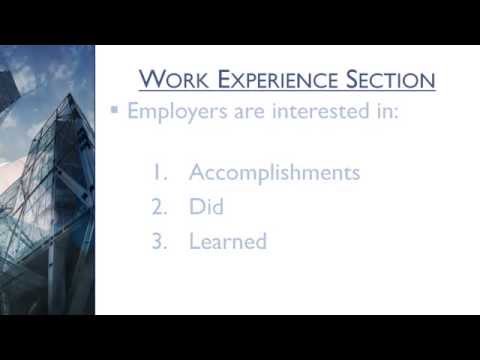 5-minute-resume-writing-tips---chapter-5:-work-experience