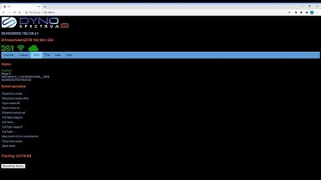 RS3 DAZA flash wirelessly through browser using Dyno Spectrum DS1
