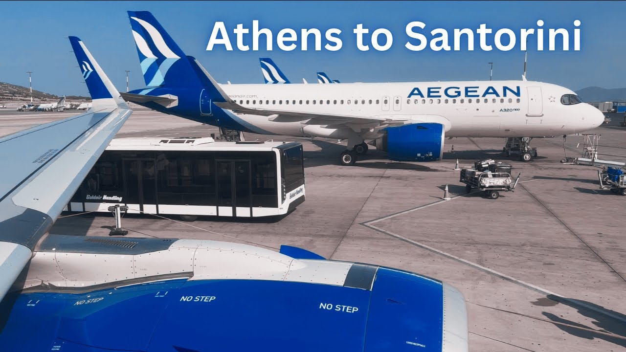 AEGEAN | Airbus A320-271N | Athens (ATH) 🇬🇷 to Santorini (JTR) 🇬🇷 | TRIP REPORT