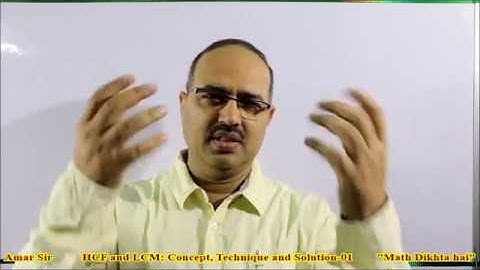 HCF and LCM: Concept, Technique and Solution-01:Shortcut Tricks: By Amar Sir:Bank/SSC/Railway