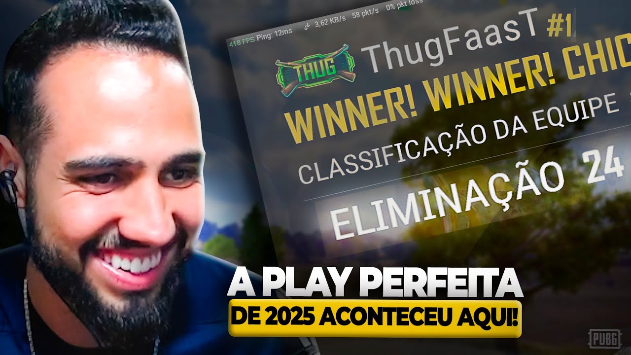 A PLAY PERFEITA DE 2025 ACONTECEU AQUI! - PUBG