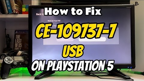 How to Fix PS5 Error Code CE-109737-7 Storage Error Playstation 5