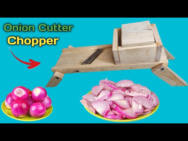 How to Make Wooden Vegetable Cutter / Onion Slicer at Home 