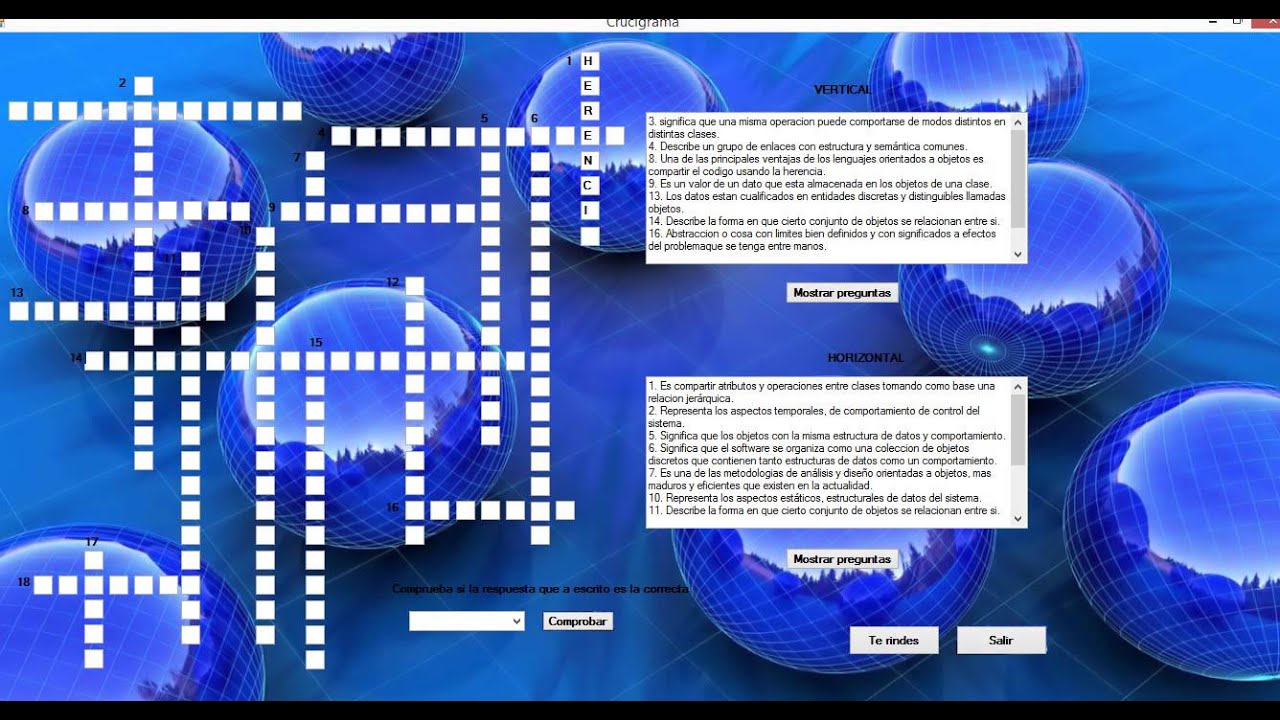 Crucigrama En Visual Basic Descargar YouTube Crucigrama en visual basic descargar youtube