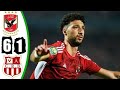 اهداف مباراة الاهلي وشباب بلوزداد 6 1 