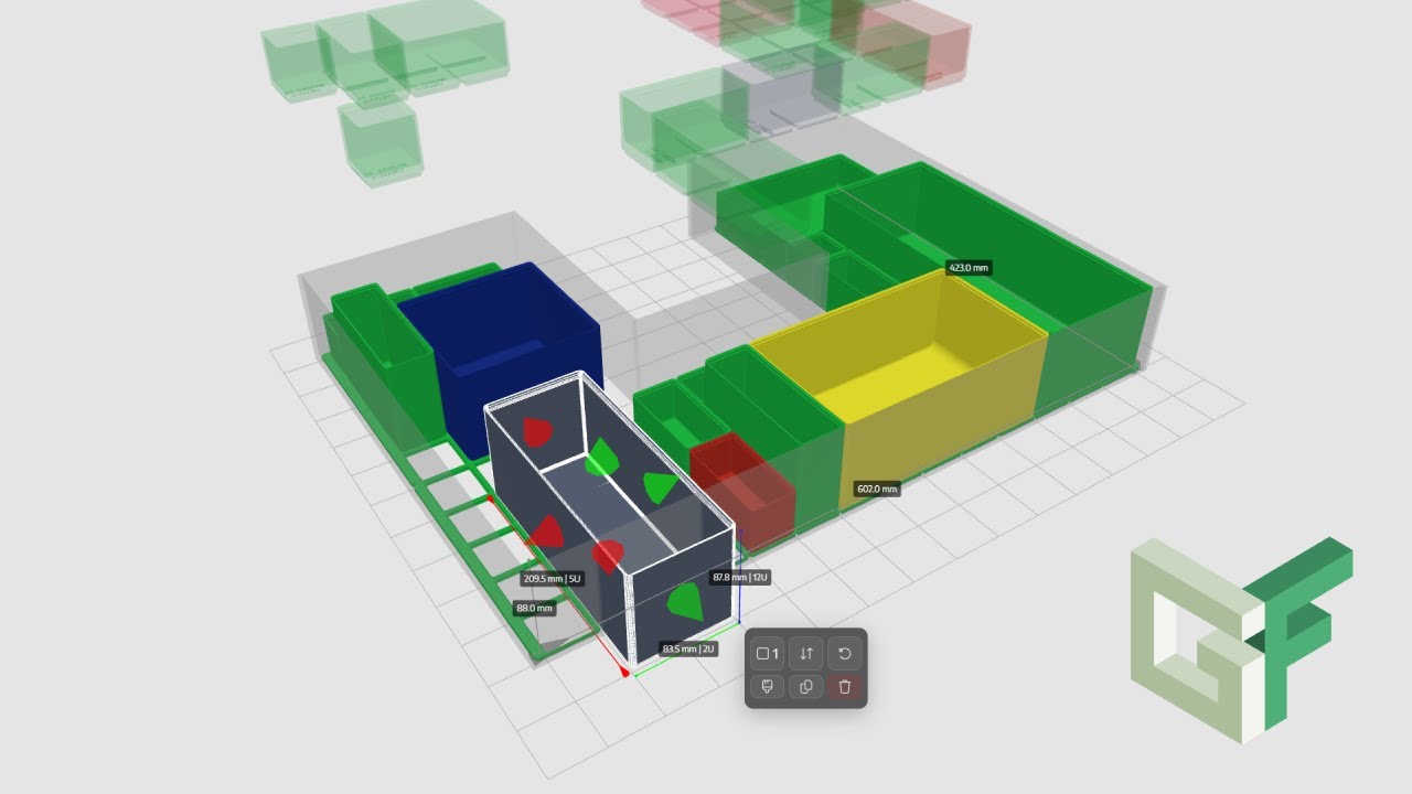 Gridfinity Tutorial Die wichtigsten Funktionen des #gridfinity Konfigurators! - GRIDFI.CC ...