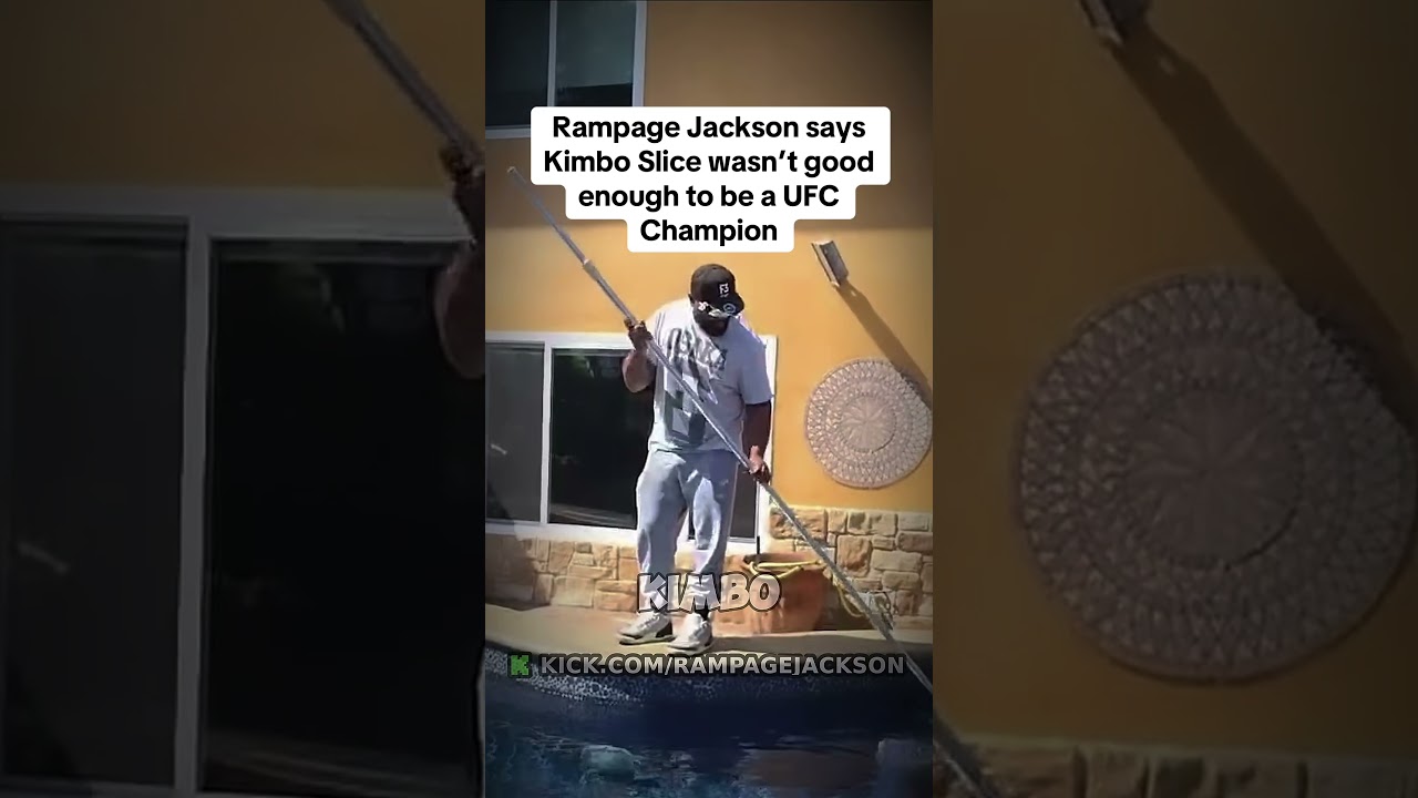 Rampage Jackson says Kimbo Slice wasn’t good enough to be a UFC Champion 