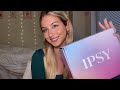 Asmr april ipsy unboxing  tapping scratching whispered rambling