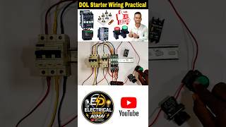 DOL Starter Connection & Working Live Demo ⚡ | Direct Online Starter ON/OFF