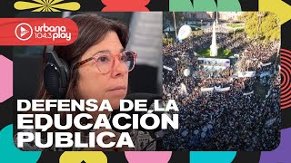 Movilización masiva en defensa de la educación pública: Reacción de Milei #DeAcáEnMás