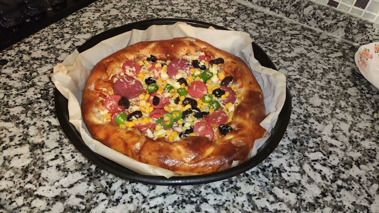 Pideden Pizza Pratik Sahur Yemeği Çok Lezzetlii