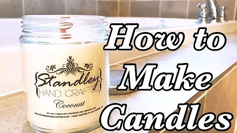 How to make scented candles - Candle making basics...