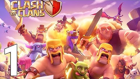 Clash of Clans Gameplay Walkthrough Part 1 - Tutorial 2020 [iOS/Android Games]