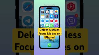 Delete Any iPhone Focus Mode Fast! #shorts #iphone