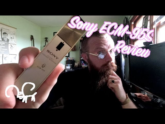 Microphone Sony ECM-99A Vintage - Fabriqué Au Japon - Années 70 - Rare