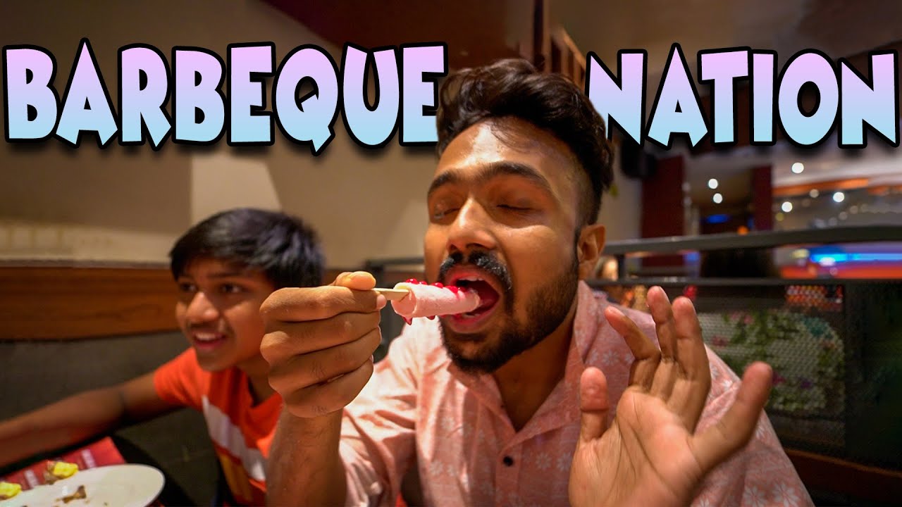 Barbeque Nation -এ পাগলামি 🤪 | BBQ Nation Diamond Plaza Kolkata | Buffet Price All Dishes Food Vlog