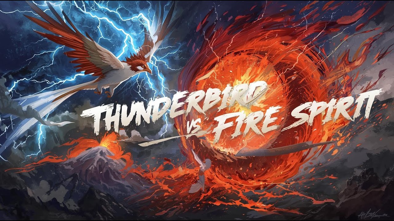 Thunderbird vs The Fire Spirit – War for the Burning Mountains