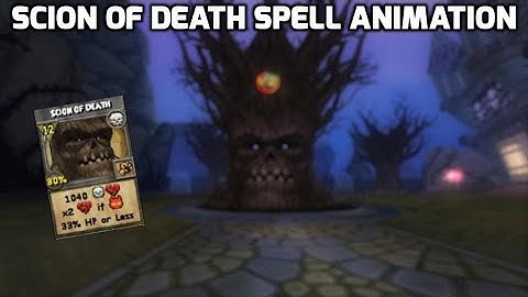 Wizard101 New Death spell: Scion of Death (12 pips)