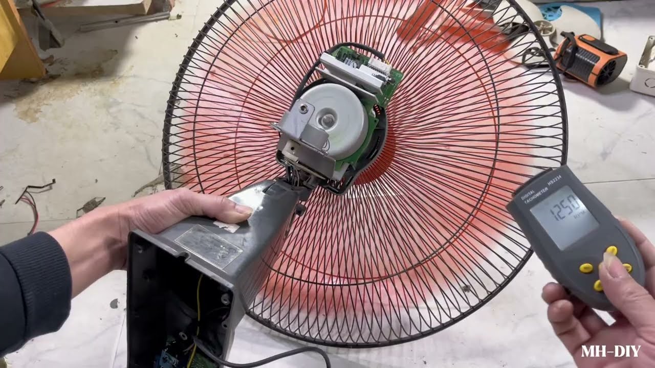 Motor 2.7A Mod Trực Tiếp + Điều Khiển Từ Xa 220V | Quạt Zin Lên Đời Thế Nào?