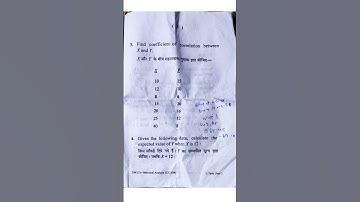 kolhan University Pg 1st sem statistical analysis questions paper